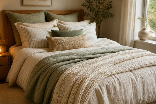 How to Layer Bedding for a Cosy Look