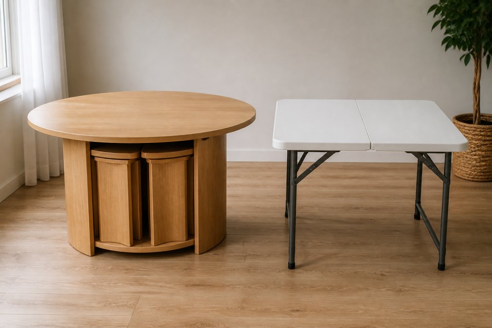 Space-Saving Dining Tables vs Folding Tables