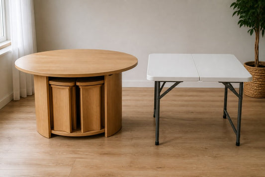 Space-Saving Dining Tables vs Folding Tables