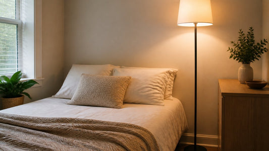 Using Floor Lamps to Brighten Small Bedrooms