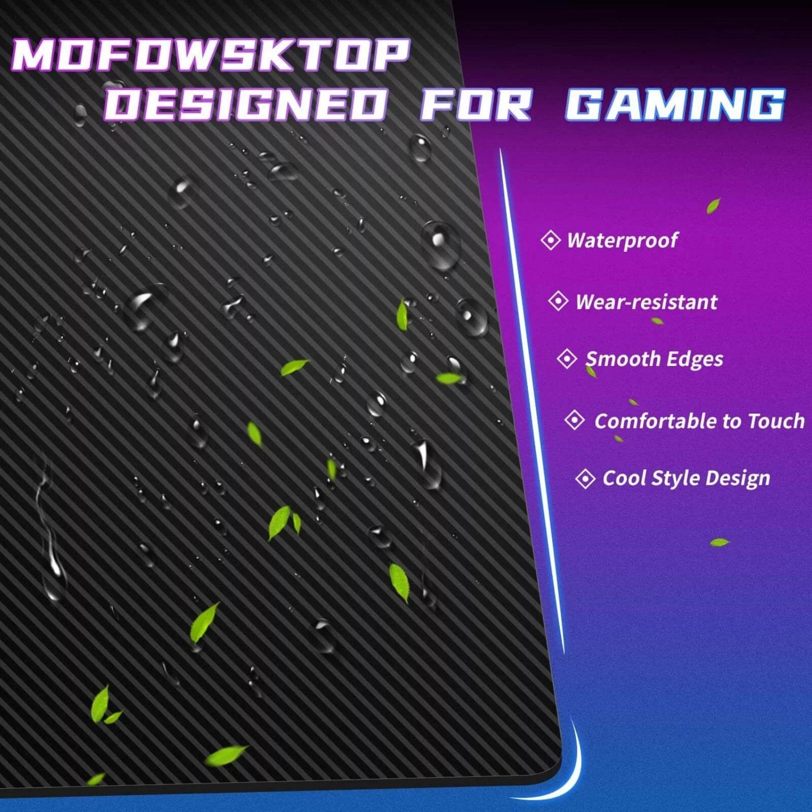 Gaming Desk 39.4 Inch Z-Shaped Computer Desk PC Computer Table Home Office Desk Ergonomic Gamer Workstation with Headphone Hook, Red