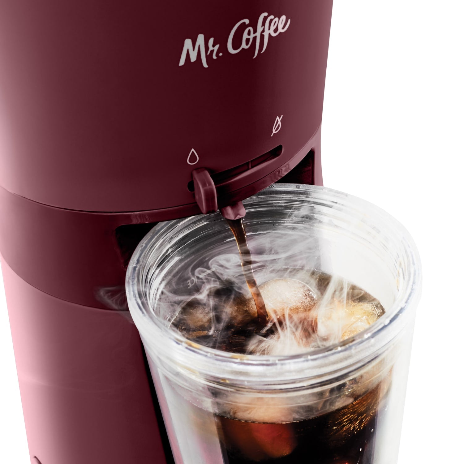 Iced Coffee Maker with Reusable Tumbler and Coffee Filter, Lavender
