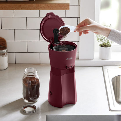 Iced Coffee Maker with Reusable Tumbler and Coffee Filter, Lavender